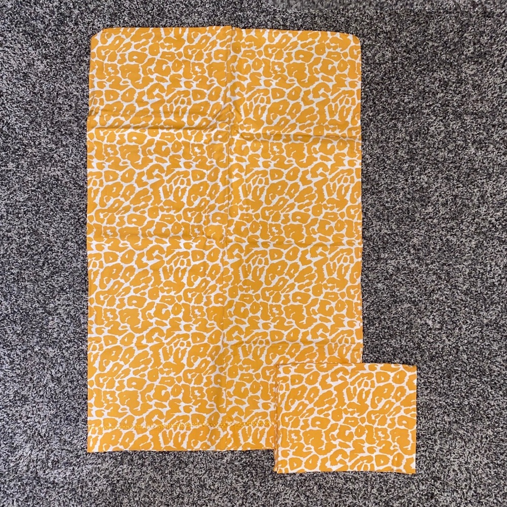 Two Full Size Opalhouse Yellow Leopard Pillowcases